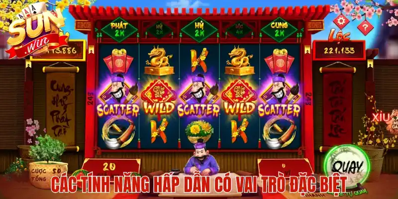 Các tính năng hấp dẫn có vai trò đặc biệt