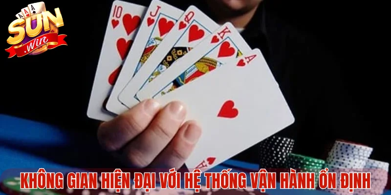 Không gian hiện đại với hệ thống vận hành ổn định